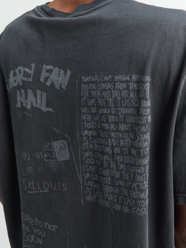 Our Legacy - Box T-shirt in Angry Fan Mail Print