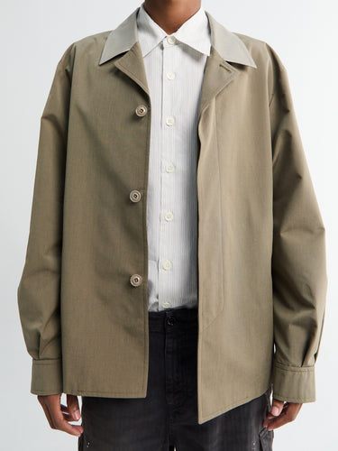 Our Legacy - Pack Blazer in Dry Leaf Balance Woolcot