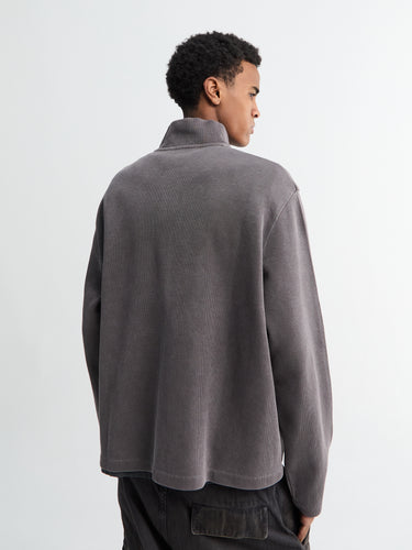 Our Legacy - SHRUNKEN FULLZIP in Worn Graphite Athletic Rib