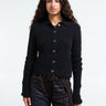Our Legacy - Mazzy Polo in Black Fuzzy Alpaca