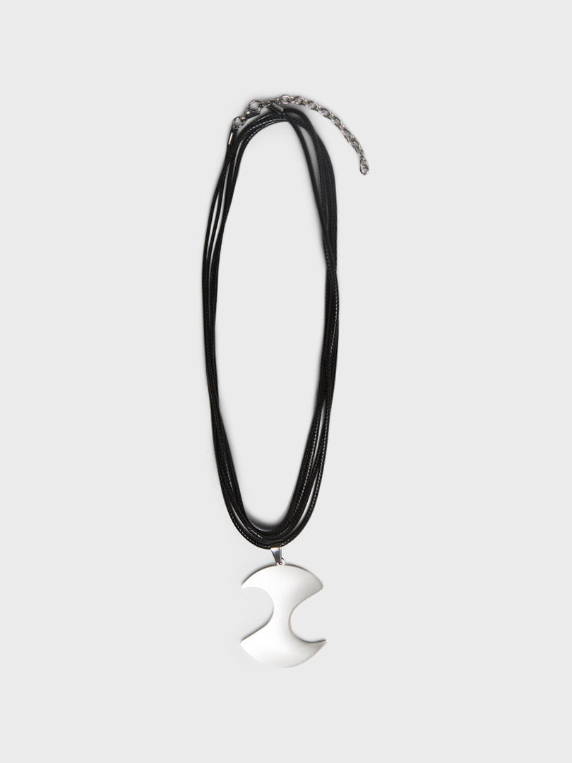 OpéraSport - Lorraine Necklace Big in Silver and Black