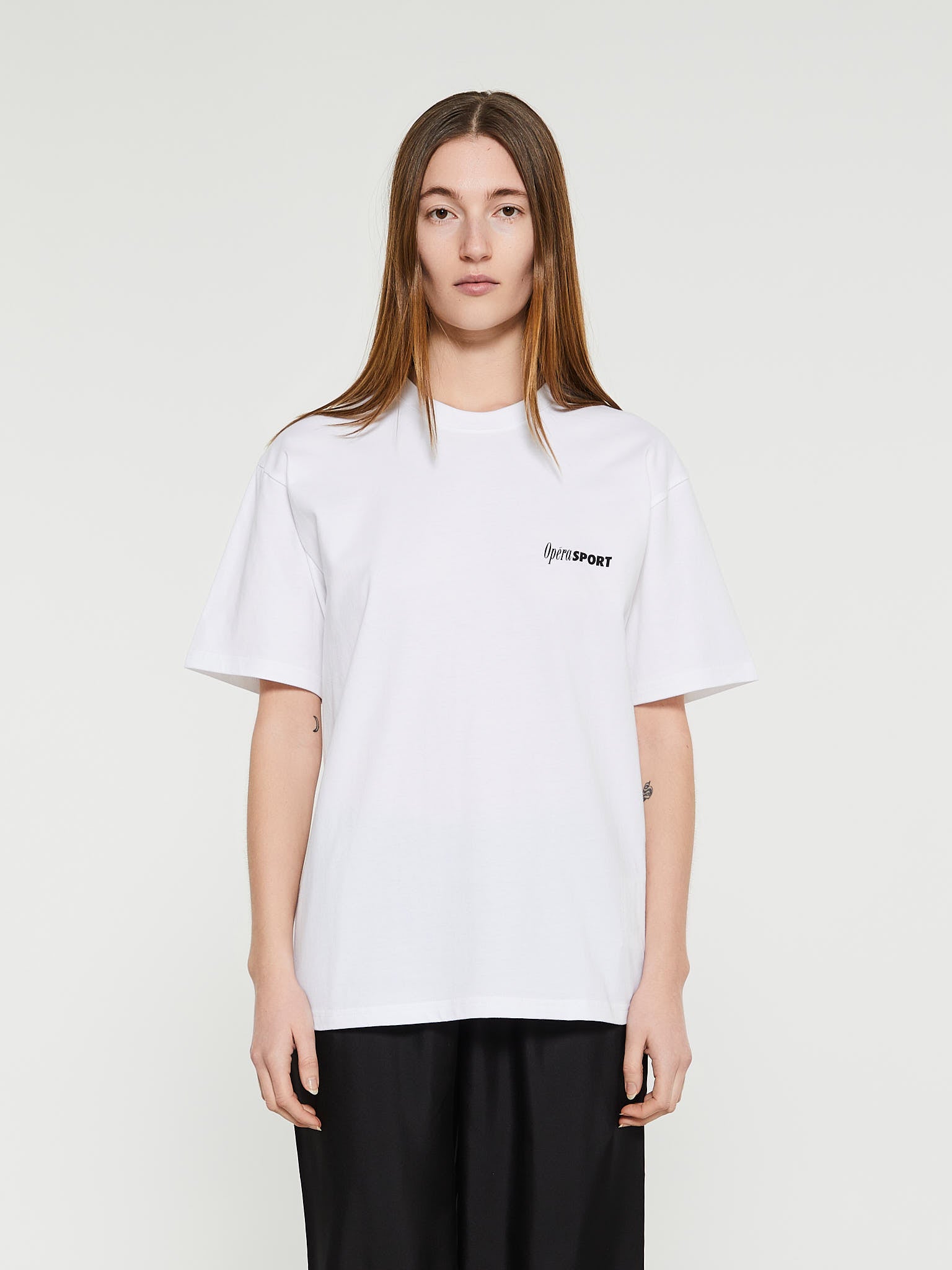 OperaSport - Claude Unisex T-Shirt in White