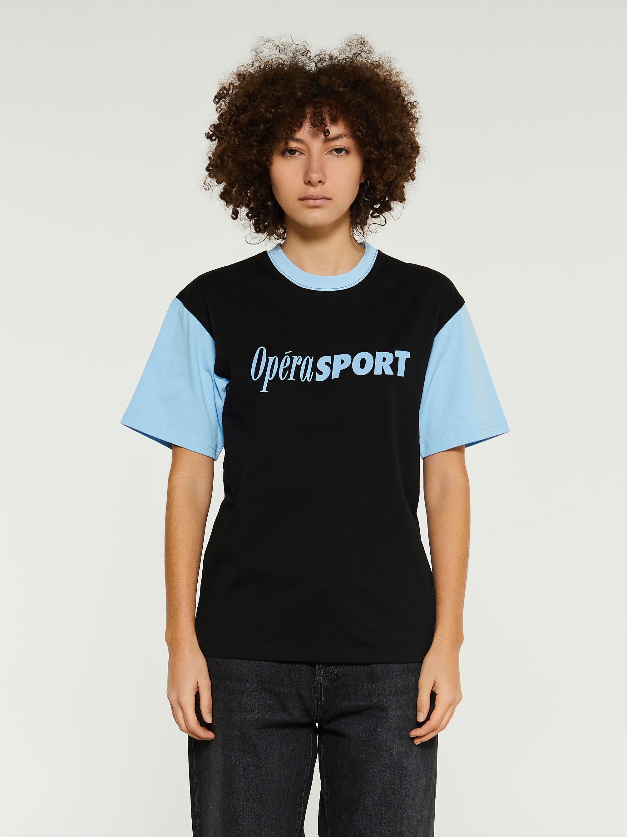 OpéraSPORT - Cruz T-Shirt in Black and Ice Water