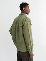 orSlow - U.S. Army Shirt in Dark Olive Stone