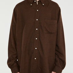 orSlow - Standard Button Shirt in Burgundy