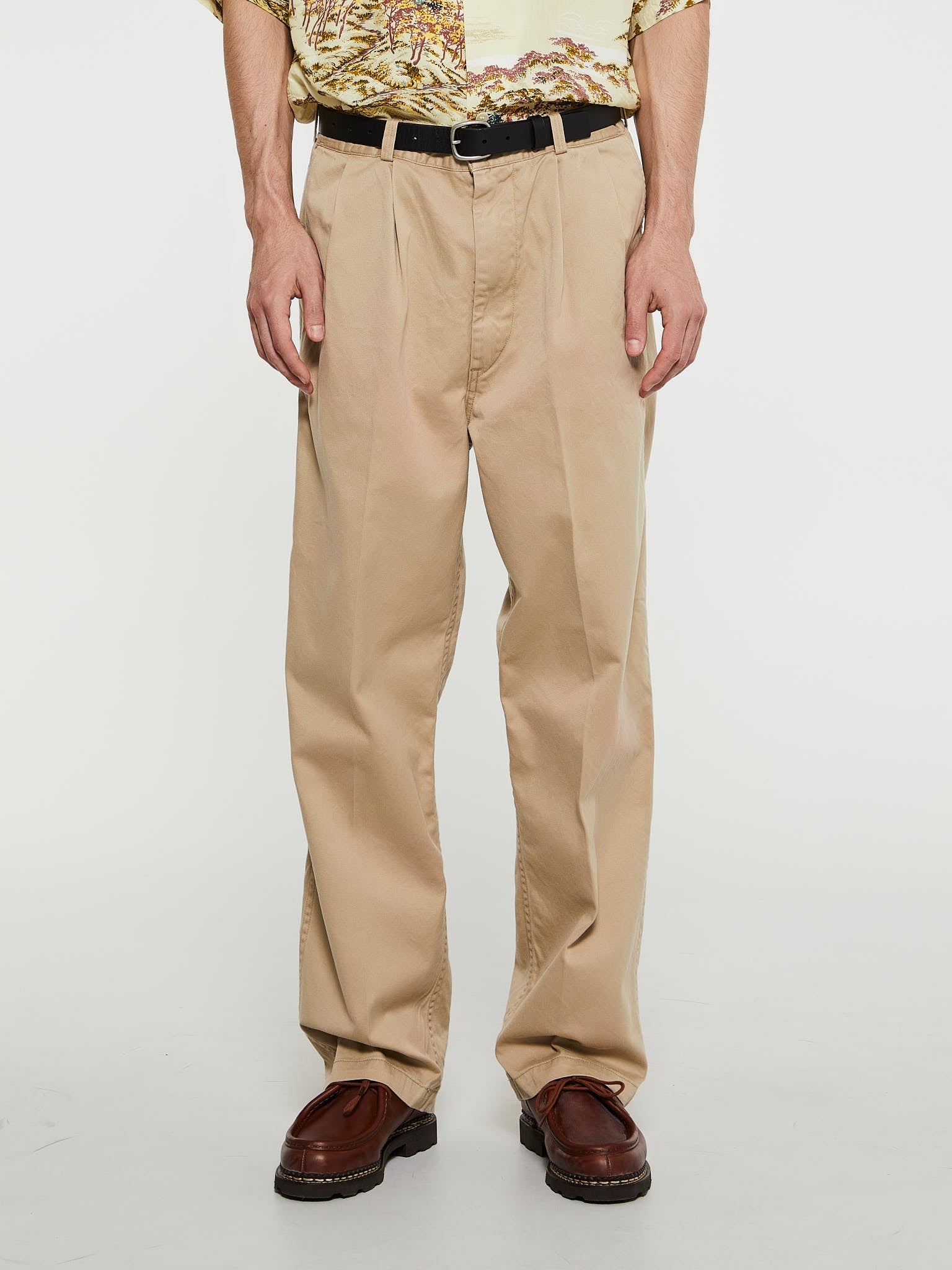 orSlow - Two Tuck Trousers in Khaki