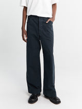 orSlow - USMC Herringbone Utility Trousers in Black