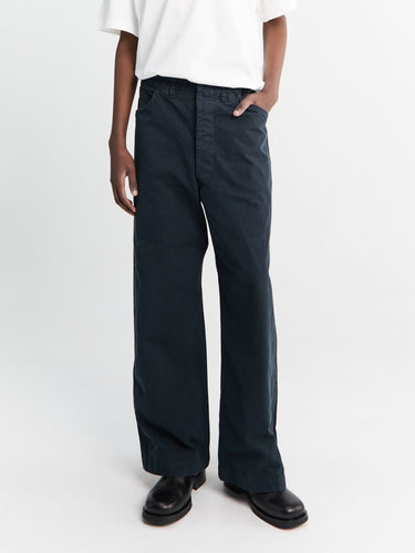 orSlow - USMC Herringbone Utility Trousers in Black