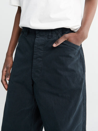 orSlow - USMC Herringbone Utility Trousers in Black