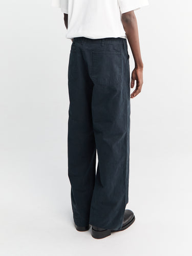orSlow - USMC Herringbone Utility Trousers in Black