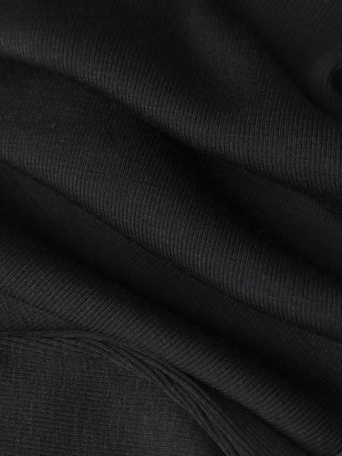 Oscalito - Wool and Silk Tank Top in Black