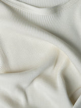 Oscalito - Wool and Silk Tank Top in Ivory