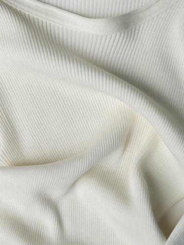 Oscalito - Wool and Silk Tank Top in Ivory