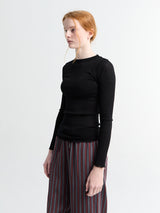 Oscalito - Longsleeved Operatino Top in Black