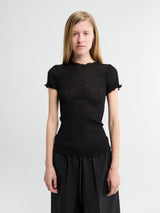 Oscalito - Operatino T-Shirt Wool Silk in Black