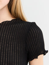 Oscalito - Operatino T-Shirt Wool Silk in Black