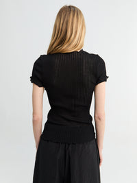 Oscalito - Operatino T-Shirt Wool Silk in Black