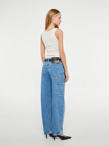 Oscalito - Wool and Silk Tank Top in Ivory