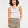 Oscalito - Wool and Silk Tank Top in Rosewood