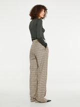 Oscalito - Wool and Silk Longsleeved Top in Bosco