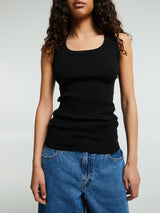 Oscalito - Cotone Costina in Black