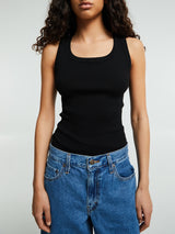 Oscalito - Cotone Costina in Black