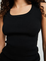 Oscalito - Cotone Costina in Black