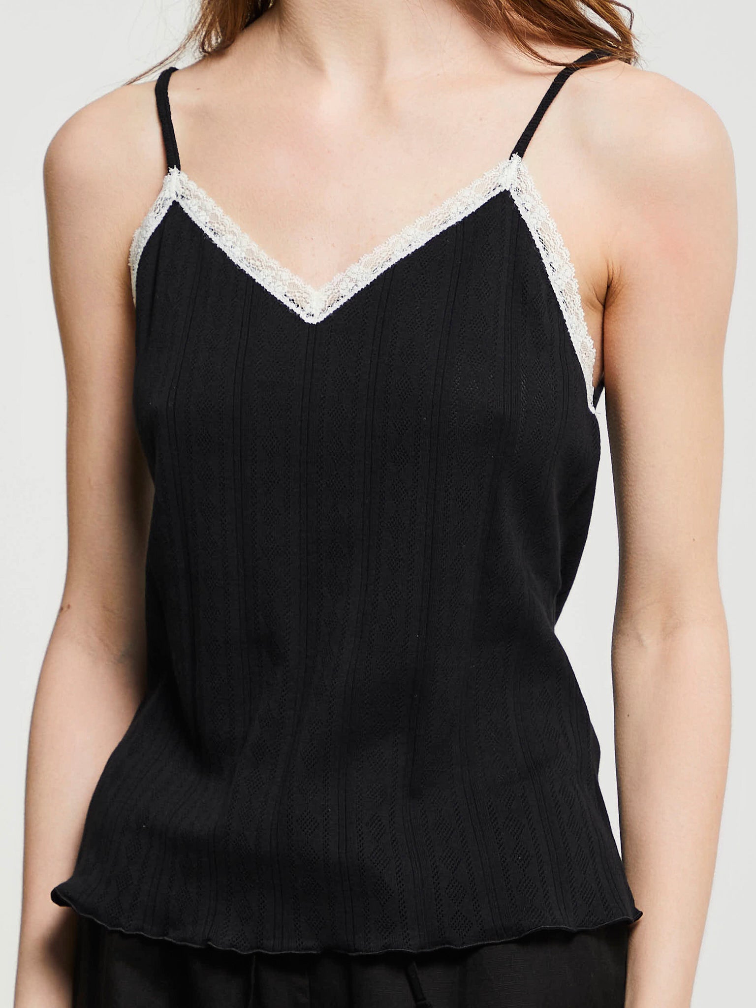 Oscalito - Cotton Camisole in Black