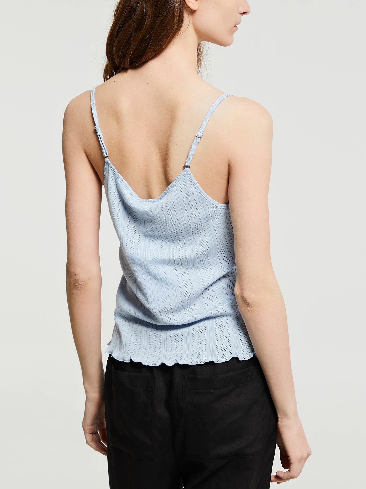 Oscalito - Cotton Camisole in Aqua