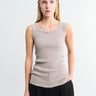 Oscalito - SP/L Cotone Costina Top in Beige