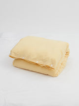 Tekla - Percale Duvet Cover in Shaded Yellow