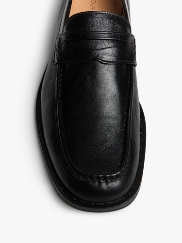 Our Legacy - Light Loafer in True Dyed Black Leather