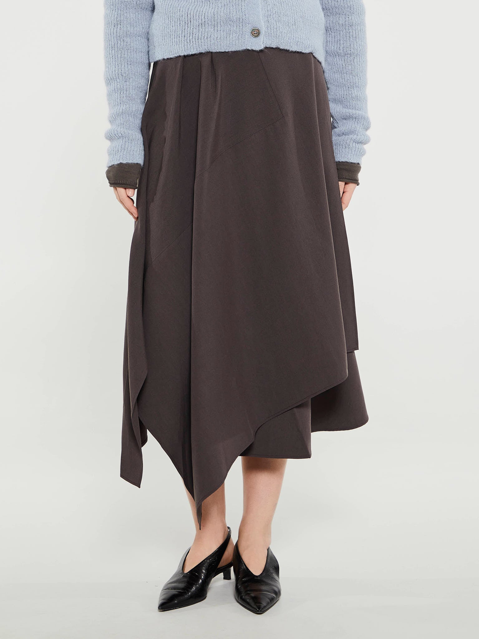 Our Legacy - Spinnaker Skirt in Chocolate Plum