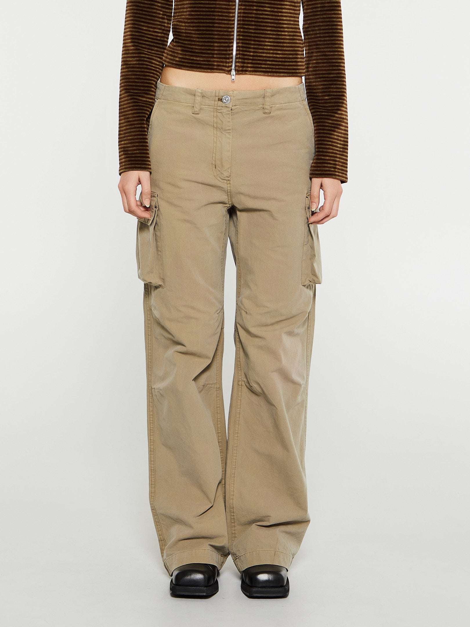 Our Legacy - Peak Cargo Pants in Peafowl Canvas