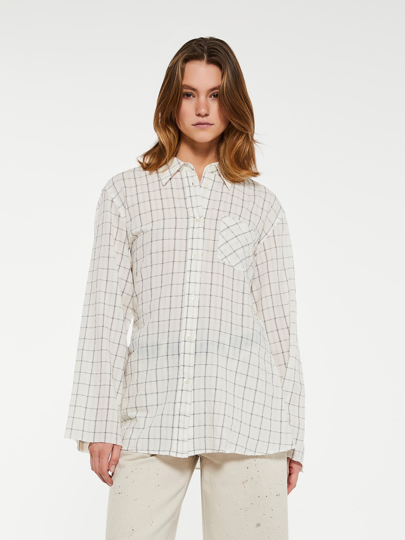 Our Legacy - Daisy Shirt in White Check