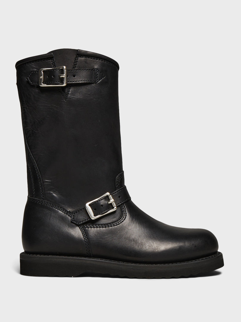 Our Legacy - Corral Boots in Black Leather