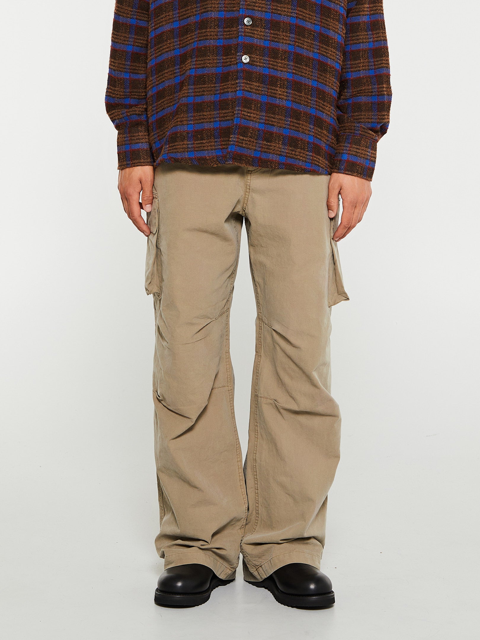 Our Legacy - Mount Cargo Pants in Peafowl Canvas