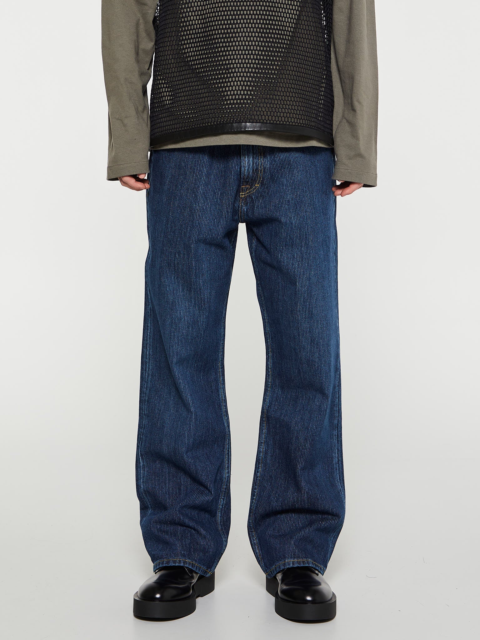 Our Legacy - Third Cut Jeans in Deep Blue Chain Twill