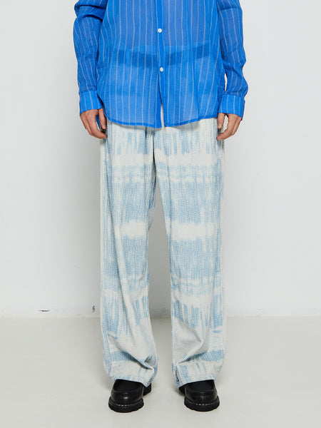 Our Legacy - Vast Cut Pants in Blue Brush Stroke Print – stoy