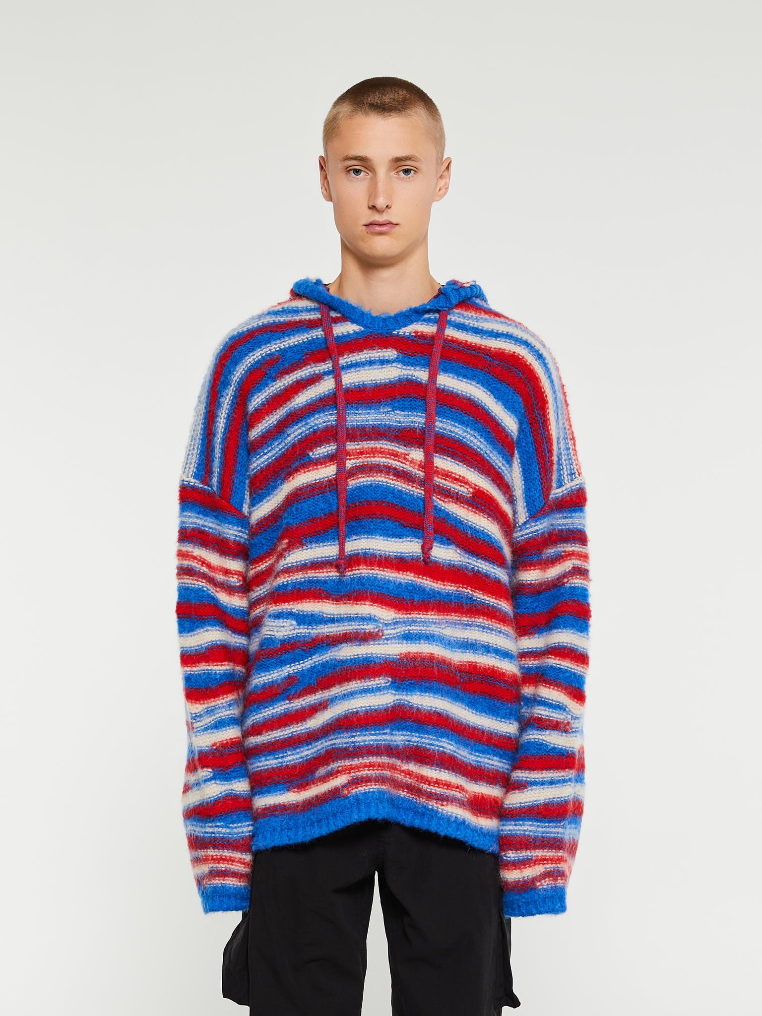 ERL - Oversized Hoodie in Red and Blue