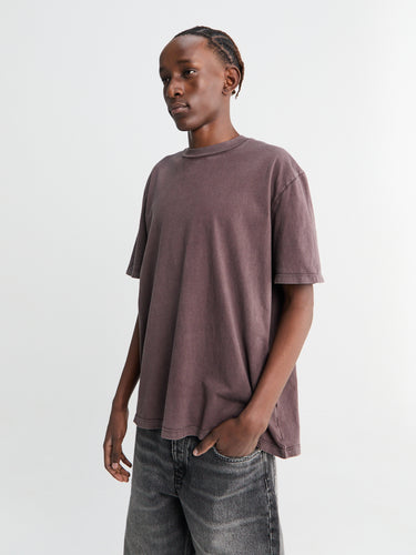 BOX T-SHIRT in Worn Brown Legacy Jersey