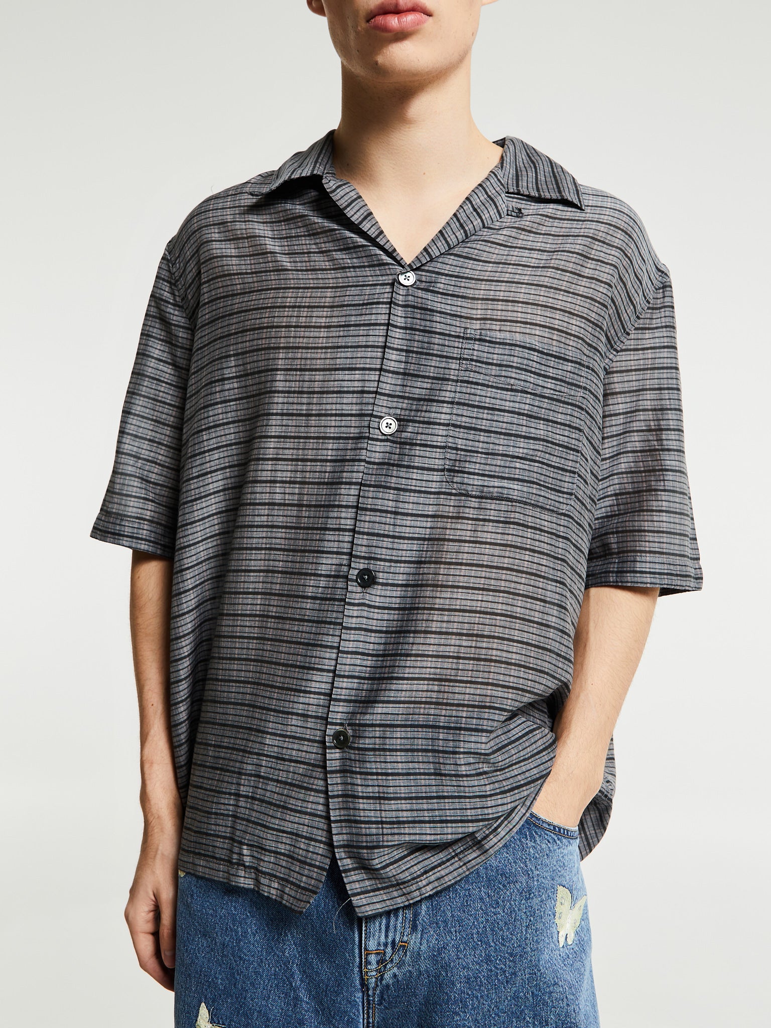 Our Legacy - Heusen Shirt Shortsleeved in Picnic Check