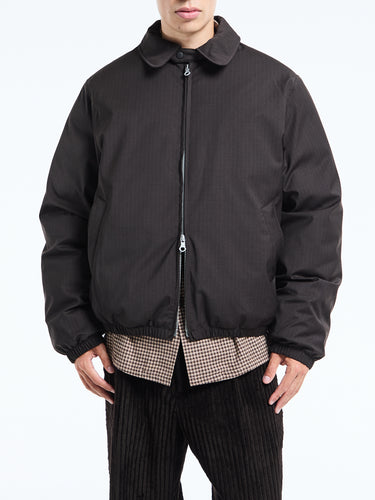 Our Legacy - Avenue Puffa Jacket in Churchill Stripe Membrane Wool