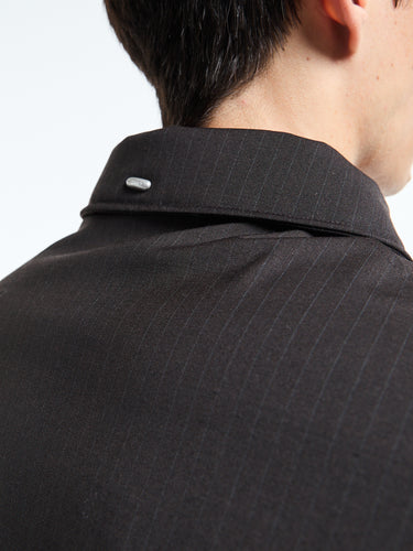 Our Legacy - Avenue Puffa Jacket in Churchill Stripe Membrane Wool