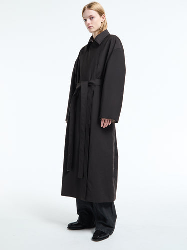 Our Legacy - Court Coat in Churchill Stripe Membrane Wool