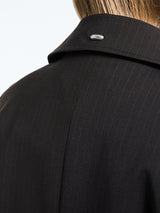 Our Legacy - Court Coat in Churchill Stripe Membrane Wool