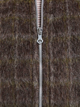 Our Legacy - Full Zip Hood in Dorf Check Hairy Wool