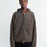 Our Legacy - Level Hood Sweater in Vanise Brown Stripe Isels Wool