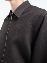 Our Legacy - Mini Jacket in Havana Brown Chain Wool