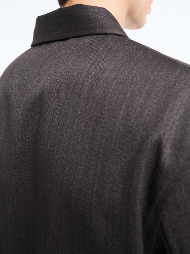 Our Legacy - Mini Jacket in Havana Brown Chain Wool